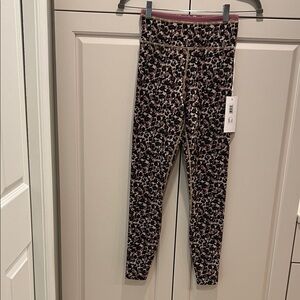 Woman’s Leopard Print Leggings - Pink/Brown CALME (Johnny was) XS cute 🥰